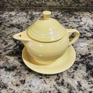 Fiestaware Tea Cup and plate